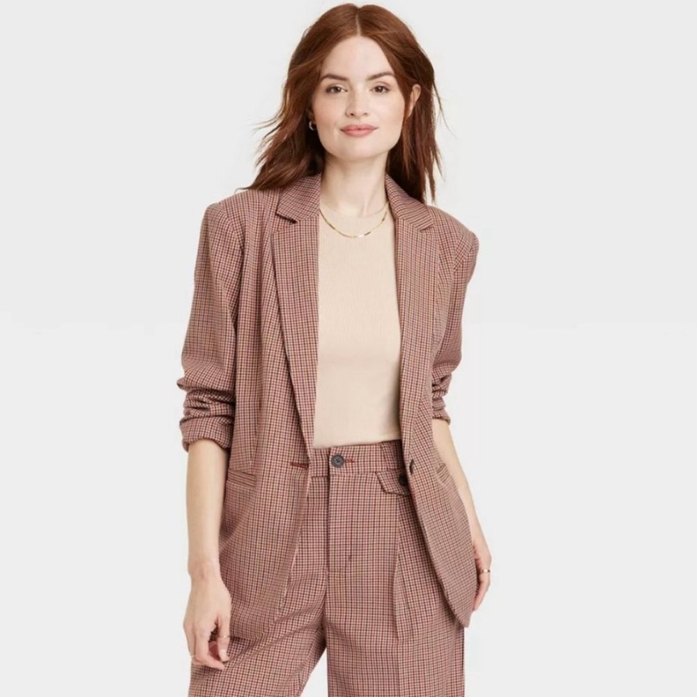 A New Day Women’s Plaid Blazer